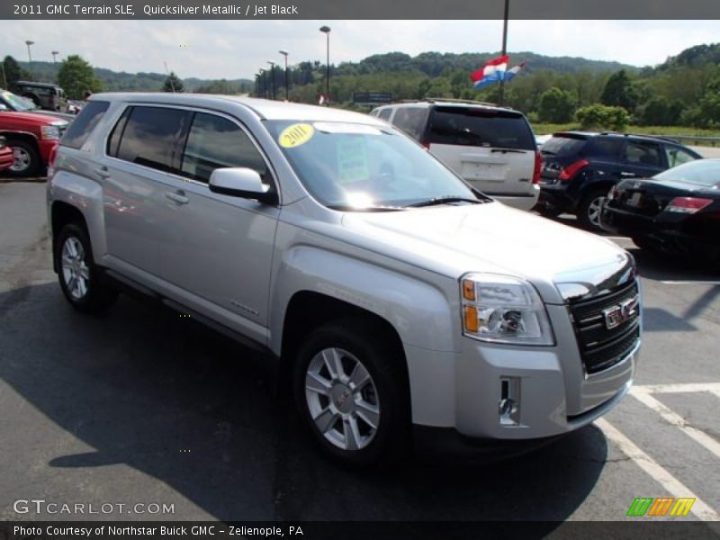 Quicksilver Metallic / Jet Black 2011 GMC Terrain SLE