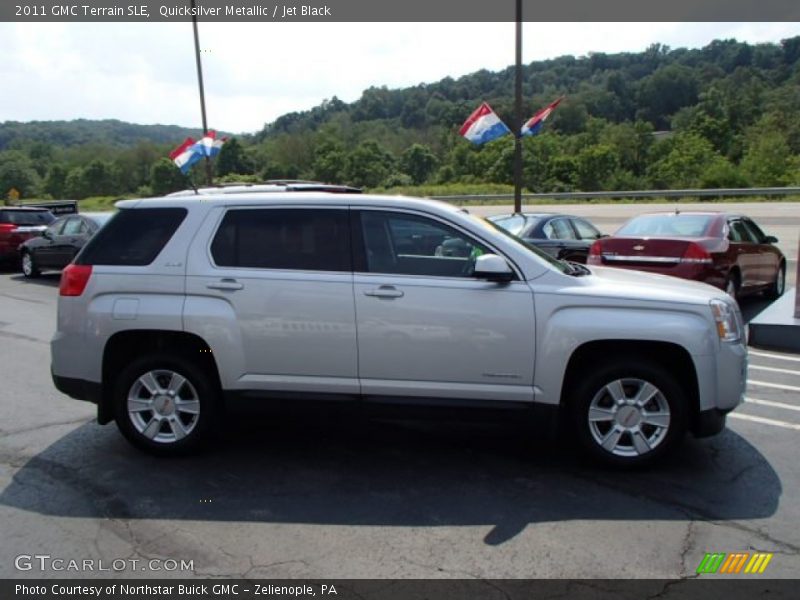 Quicksilver Metallic / Jet Black 2011 GMC Terrain SLE