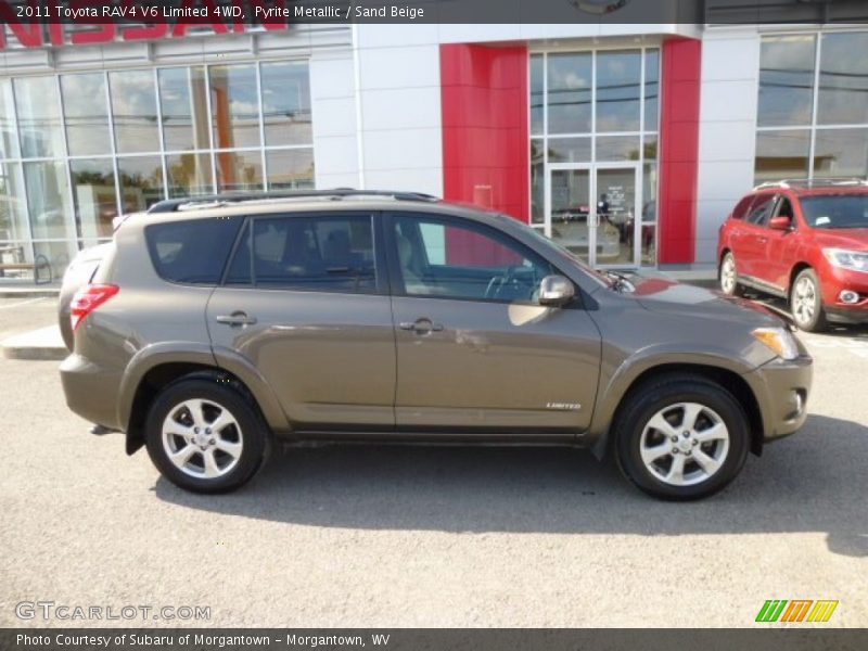 Pyrite Metallic / Sand Beige 2011 Toyota RAV4 V6 Limited 4WD