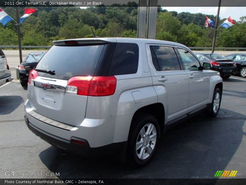 Quicksilver Metallic / Jet Black 2011 GMC Terrain SLE