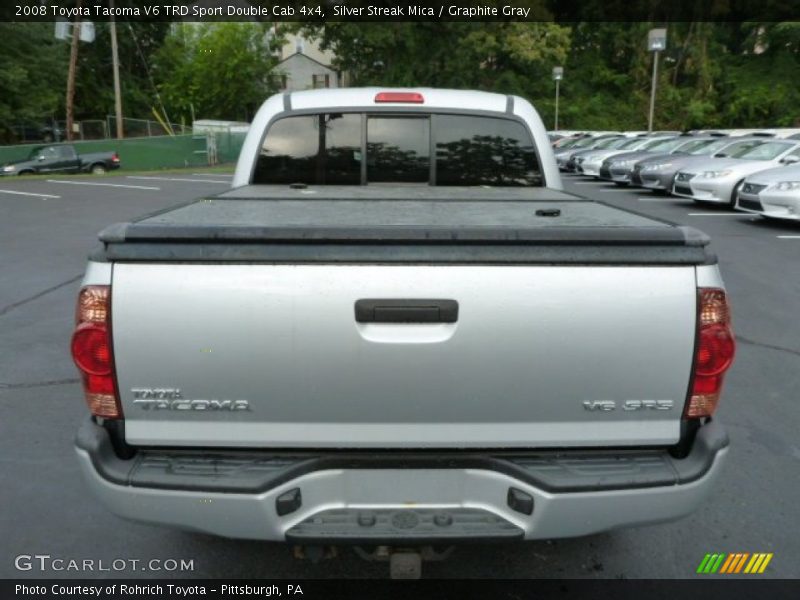 Silver Streak Mica / Graphite Gray 2008 Toyota Tacoma V6 TRD Sport Double Cab 4x4
