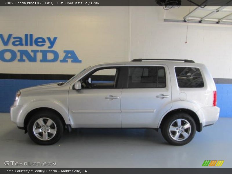 Billet Silver Metallic / Gray 2009 Honda Pilot EX-L 4WD