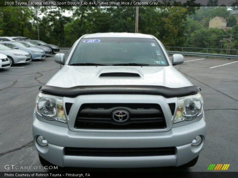 Silver Streak Mica / Graphite Gray 2008 Toyota Tacoma V6 TRD Sport Double Cab 4x4