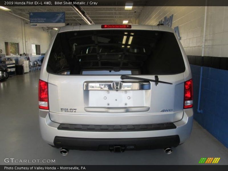 Billet Silver Metallic / Gray 2009 Honda Pilot EX-L 4WD