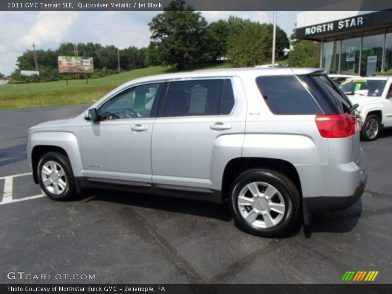 Quicksilver Metallic / Jet Black 2011 GMC Terrain SLE