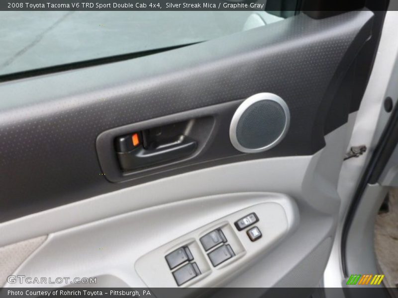 Silver Streak Mica / Graphite Gray 2008 Toyota Tacoma V6 TRD Sport Double Cab 4x4