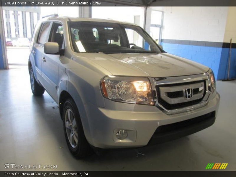 Billet Silver Metallic / Gray 2009 Honda Pilot EX-L 4WD