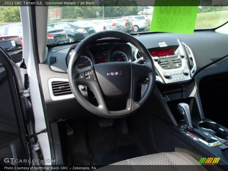 Quicksilver Metallic / Jet Black 2011 GMC Terrain SLE