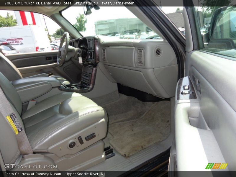 Steel Gray Metallic / Pewter/Dark Pewter 2005 GMC Yukon XL Denali AWD