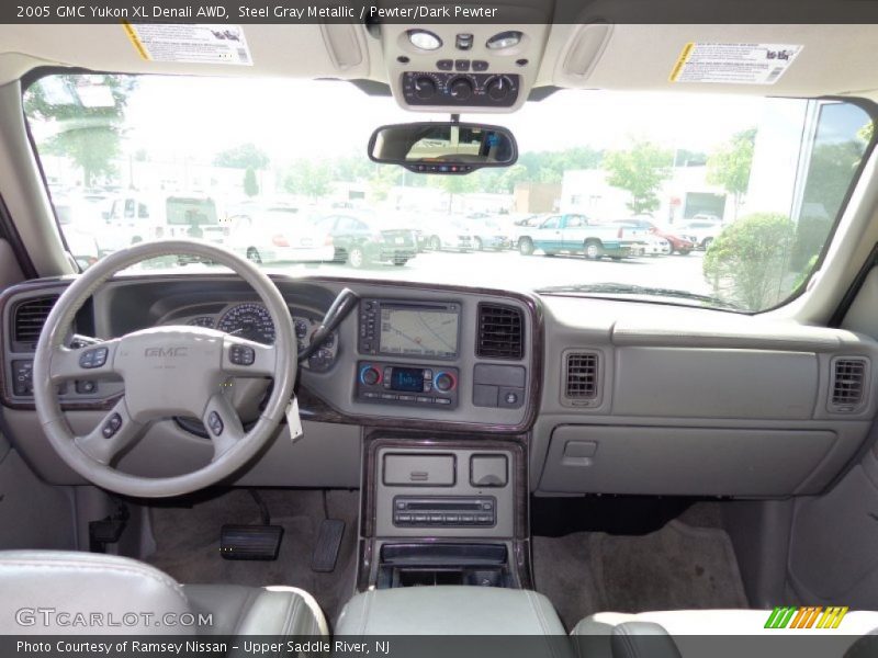 Steel Gray Metallic / Pewter/Dark Pewter 2005 GMC Yukon XL Denali AWD