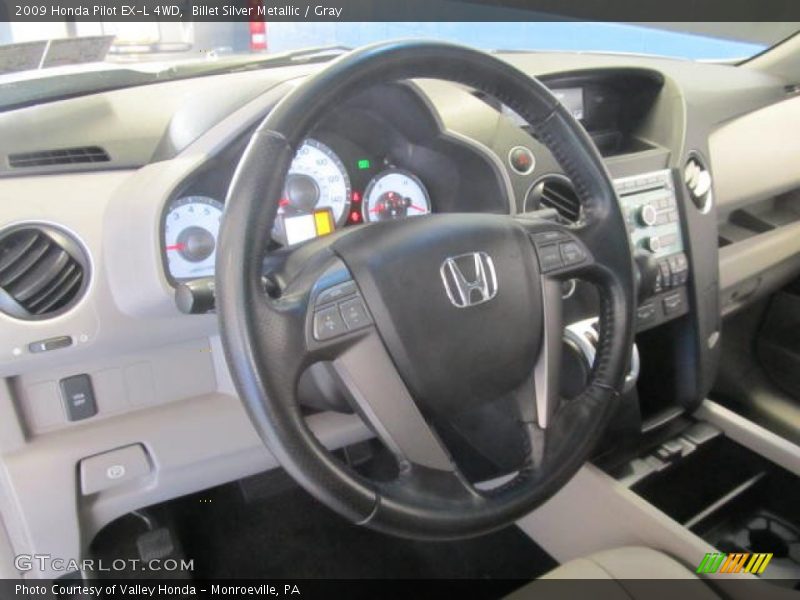 Billet Silver Metallic / Gray 2009 Honda Pilot EX-L 4WD
