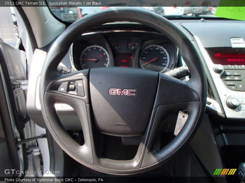 Quicksilver Metallic / Jet Black 2011 GMC Terrain SLE