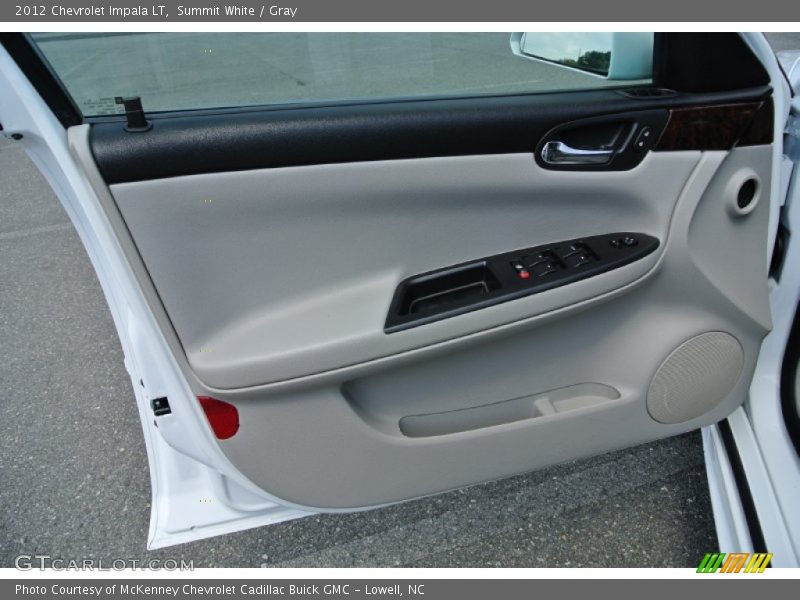 Summit White / Gray 2012 Chevrolet Impala LT