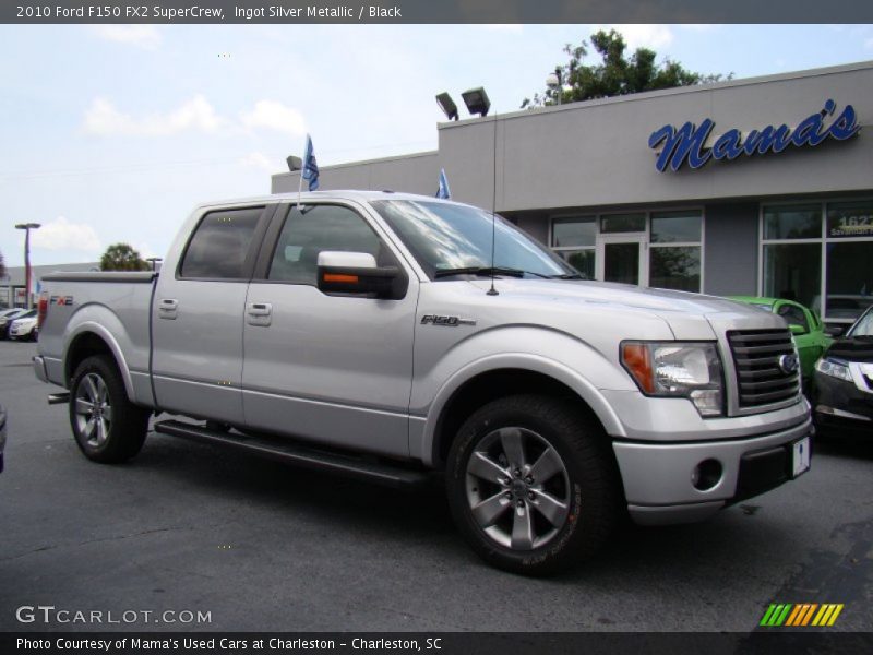 Ingot Silver Metallic / Black 2010 Ford F150 FX2 SuperCrew