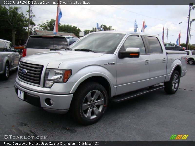 Ingot Silver Metallic / Black 2010 Ford F150 FX2 SuperCrew