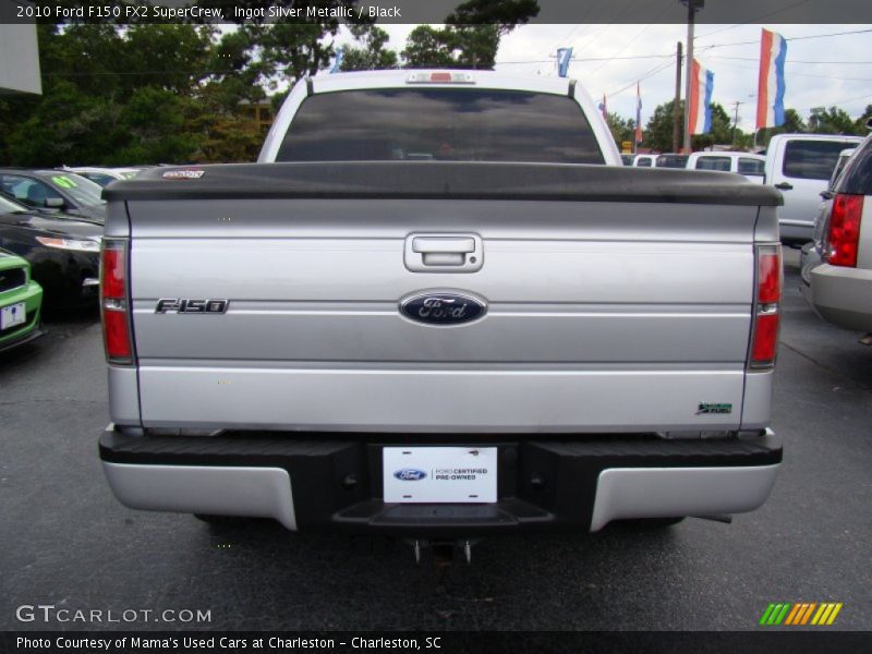 Ingot Silver Metallic / Black 2010 Ford F150 FX2 SuperCrew
