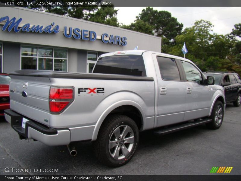 Ingot Silver Metallic / Black 2010 Ford F150 FX2 SuperCrew
