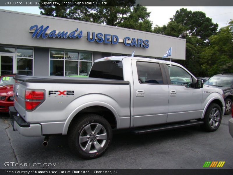 Ingot Silver Metallic / Black 2010 Ford F150 FX2 SuperCrew