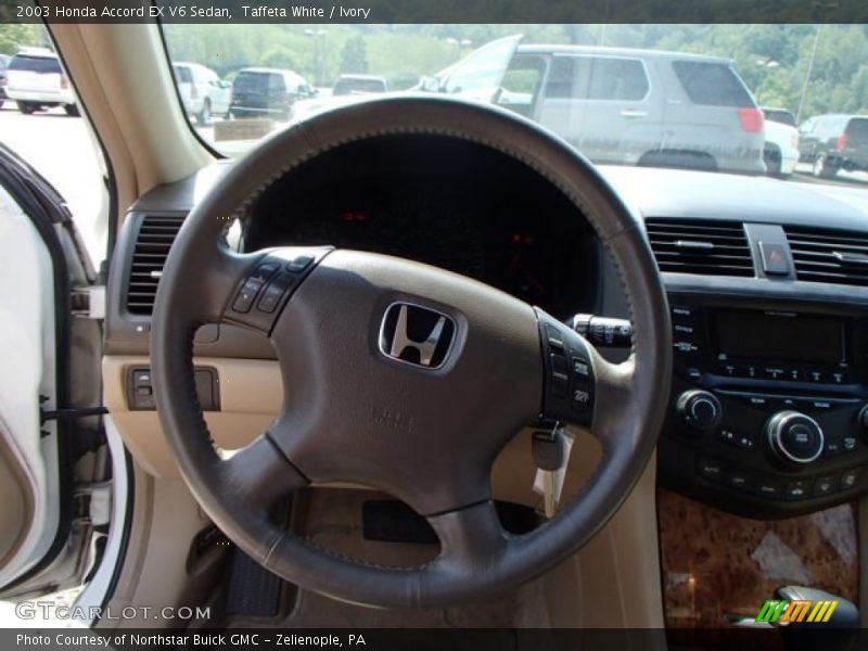 Taffeta White / Ivory 2003 Honda Accord EX V6 Sedan