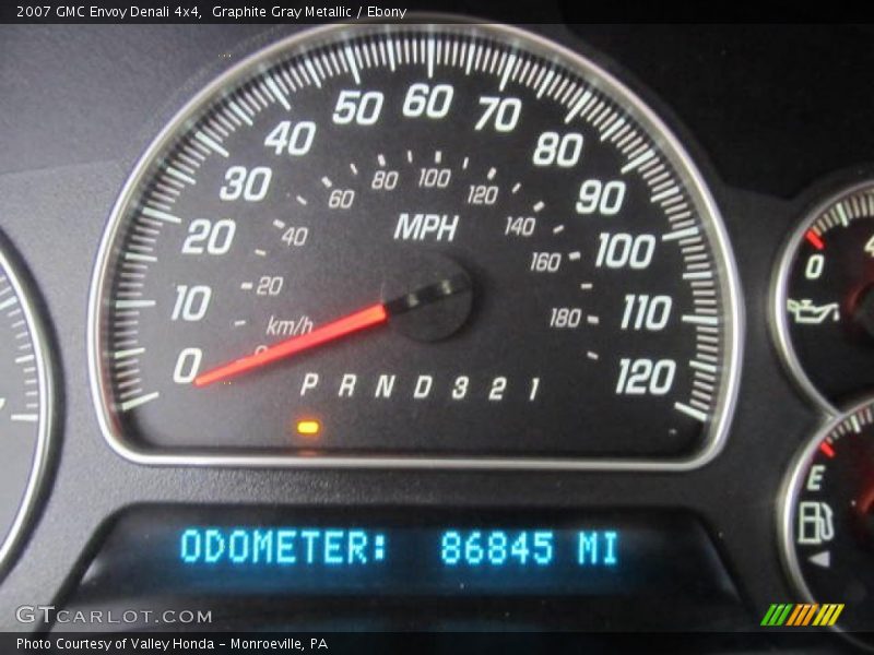 Graphite Gray Metallic / Ebony 2007 GMC Envoy Denali 4x4