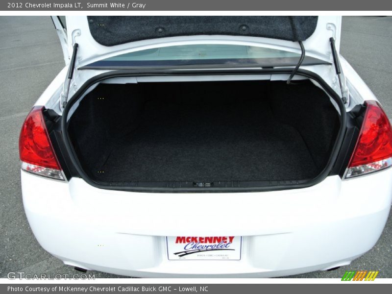 Summit White / Gray 2012 Chevrolet Impala LT