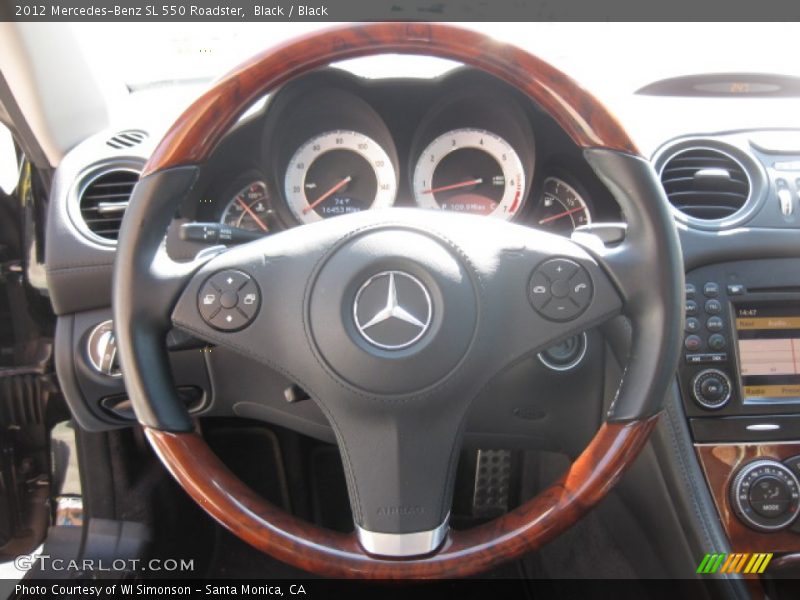 Black / Black 2012 Mercedes-Benz SL 550 Roadster