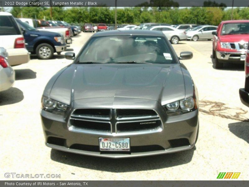 Tungsten Metallic / Black 2012 Dodge Charger SE