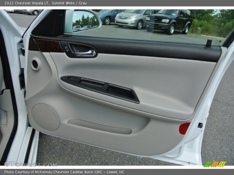 Summit White / Gray 2012 Chevrolet Impala LT