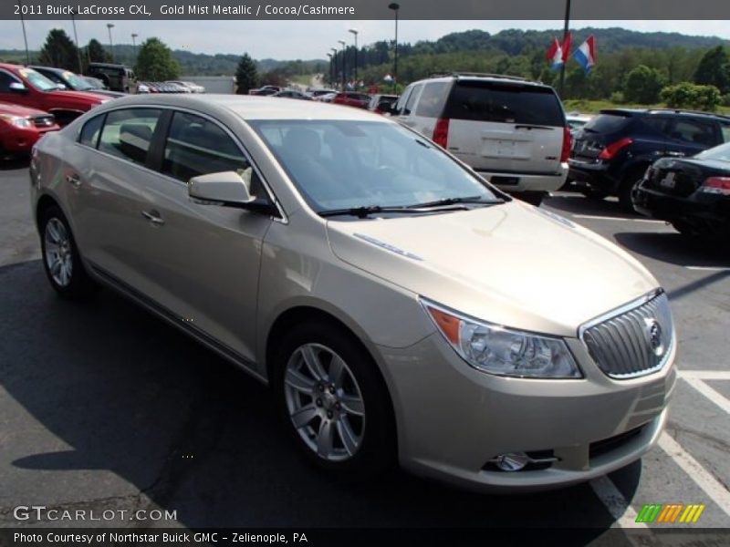 Gold Mist Metallic / Cocoa/Cashmere 2011 Buick LaCrosse CXL