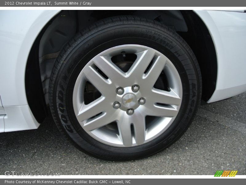 Summit White / Gray 2012 Chevrolet Impala LT