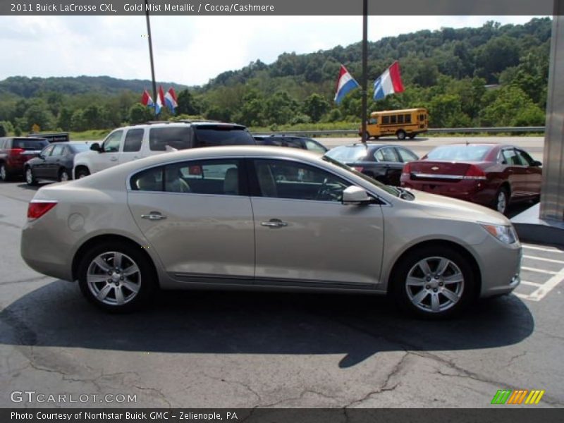 Gold Mist Metallic / Cocoa/Cashmere 2011 Buick LaCrosse CXL