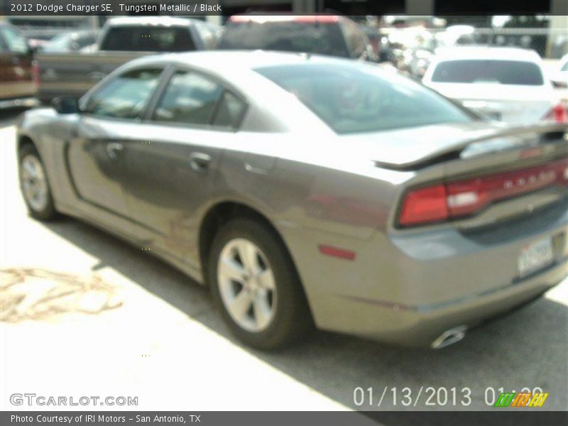 Tungsten Metallic / Black 2012 Dodge Charger SE