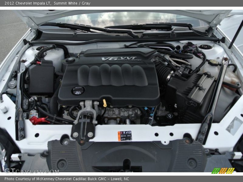 Summit White / Gray 2012 Chevrolet Impala LT