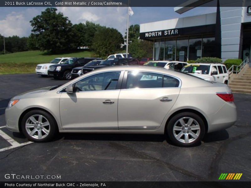 Gold Mist Metallic / Cocoa/Cashmere 2011 Buick LaCrosse CXL