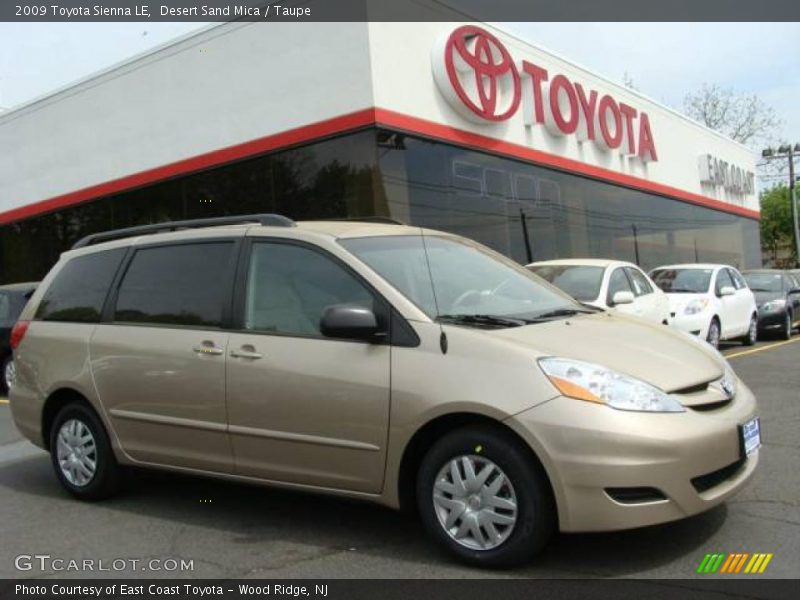 Desert Sand Mica / Taupe 2009 Toyota Sienna LE