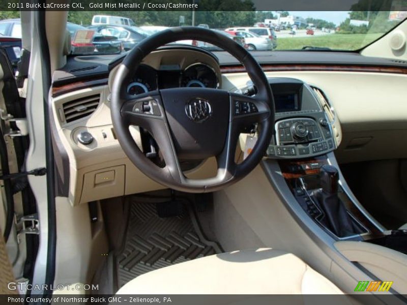 Gold Mist Metallic / Cocoa/Cashmere 2011 Buick LaCrosse CXL