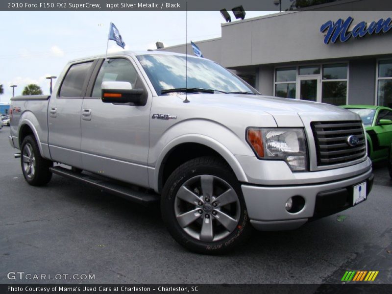 Ingot Silver Metallic / Black 2010 Ford F150 FX2 SuperCrew