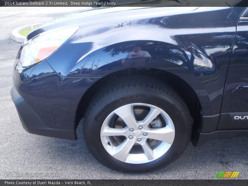 Deep Indigo Pearl / Ivory 2014 Subaru Outback 2.5i Limited
