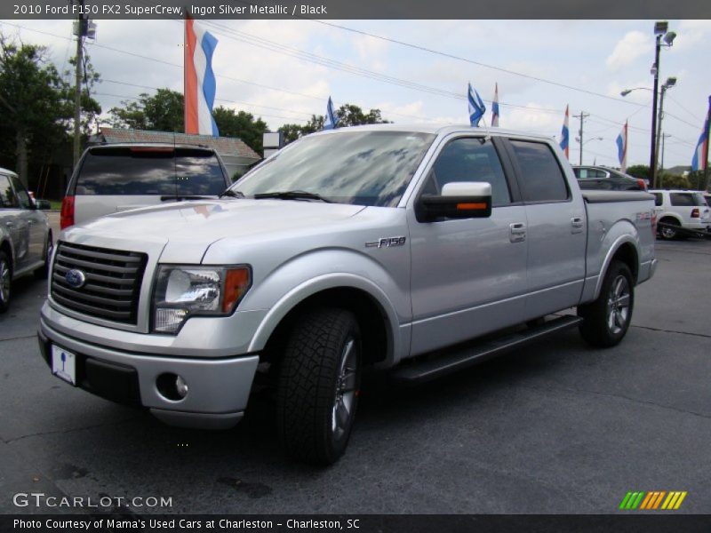 Ingot Silver Metallic / Black 2010 Ford F150 FX2 SuperCrew