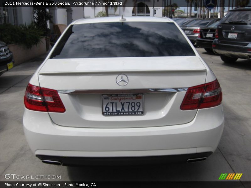 Arctic White / Almond/Black 2011 Mercedes-Benz E 350 Sedan