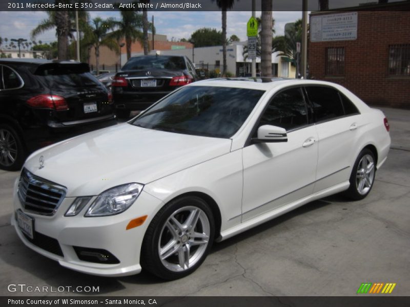 Arctic White / Almond/Black 2011 Mercedes-Benz E 350 Sedan