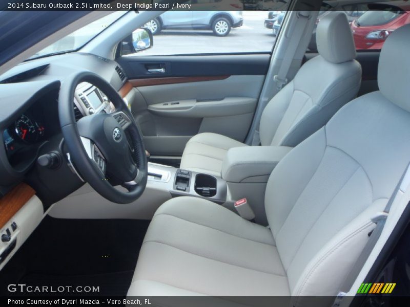 Deep Indigo Pearl / Ivory 2014 Subaru Outback 2.5i Limited
