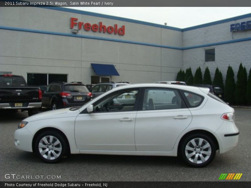 Satin White Pearl / Ivory 2011 Subaru Impreza 2.5i Wagon