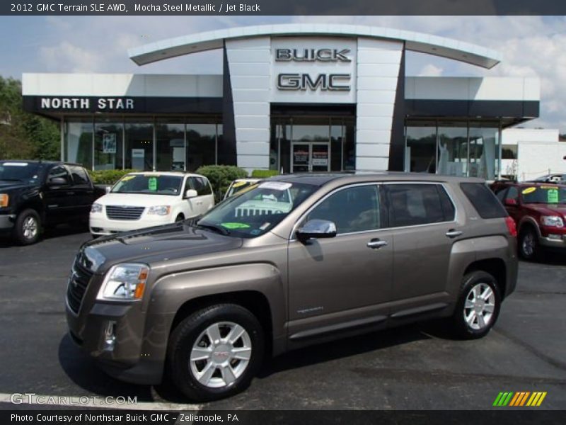 Mocha Steel Metallic / Jet Black 2012 GMC Terrain SLE AWD
