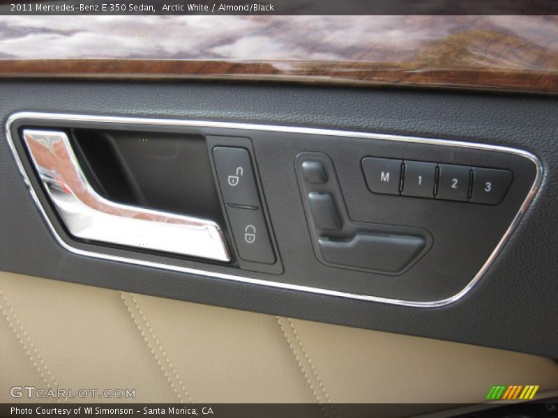 Arctic White / Almond/Black 2011 Mercedes-Benz E 350 Sedan