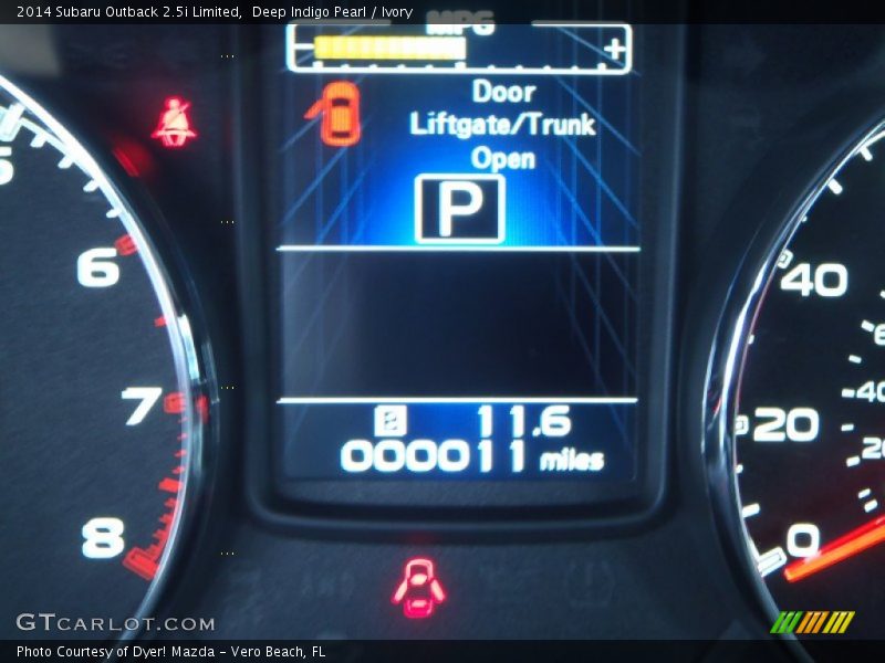 Deep Indigo Pearl / Ivory 2014 Subaru Outback 2.5i Limited