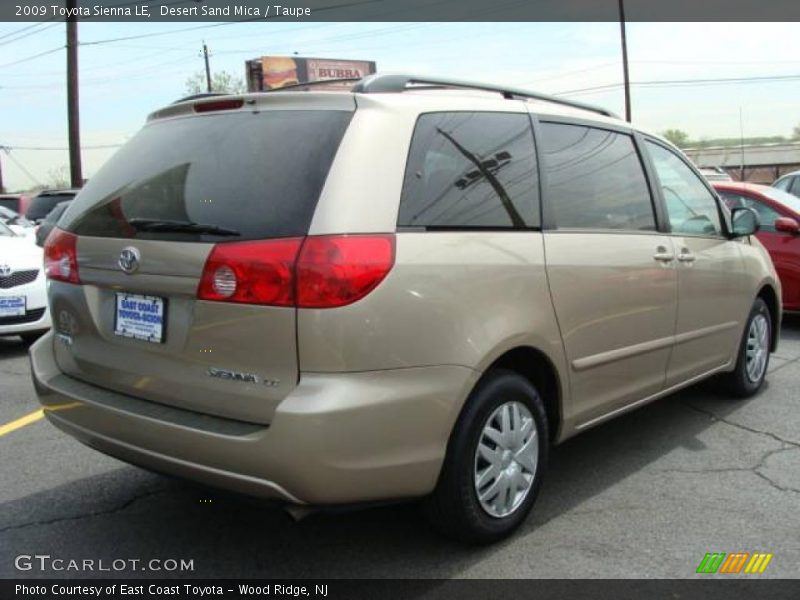 Desert Sand Mica / Taupe 2009 Toyota Sienna LE