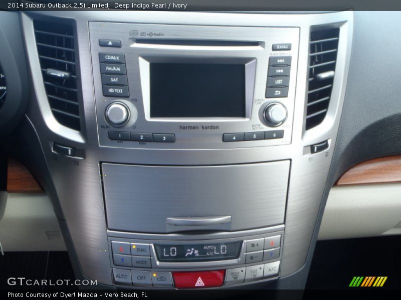 Deep Indigo Pearl / Ivory 2014 Subaru Outback 2.5i Limited