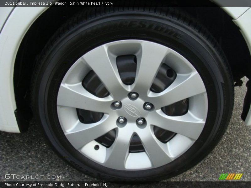 Satin White Pearl / Ivory 2011 Subaru Impreza 2.5i Wagon