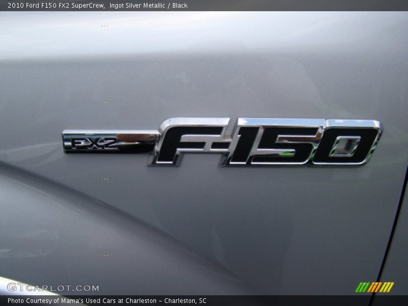 Ingot Silver Metallic / Black 2010 Ford F150 FX2 SuperCrew